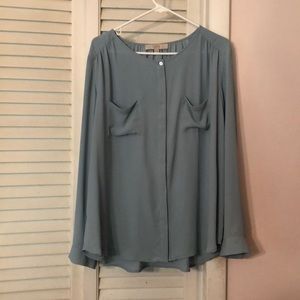 Loft button up blouse